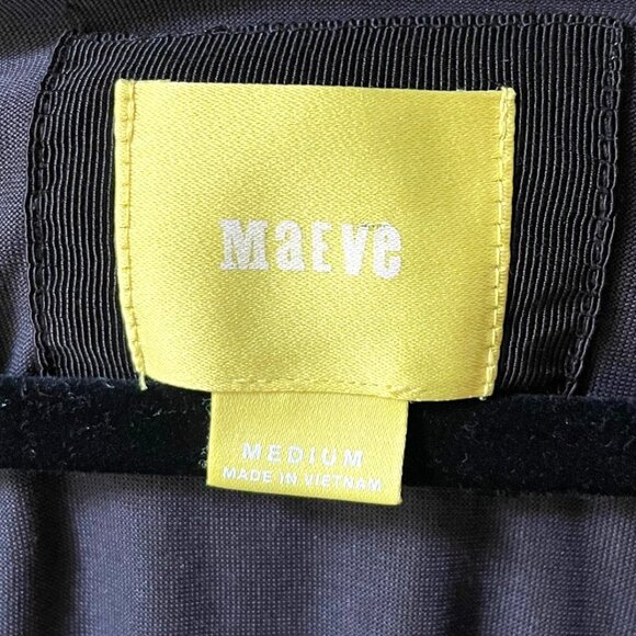 Maeve Size M Gray Cara Sleeveless Cowl Neck Drapey Dress - Picture 3 of 7